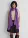 SILK & CASHMERE foulard lilas