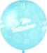 Pack Il Mio Battesimo Pack 25 balloons "Il Mio Battesimo" in natural latex Premium Quality G150 (Ø 48cm / 19"), pastel light blue