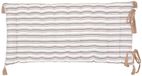 JJA SAS Coussin de sol en coton rayé GROOVE 120x60cm Beige Lin