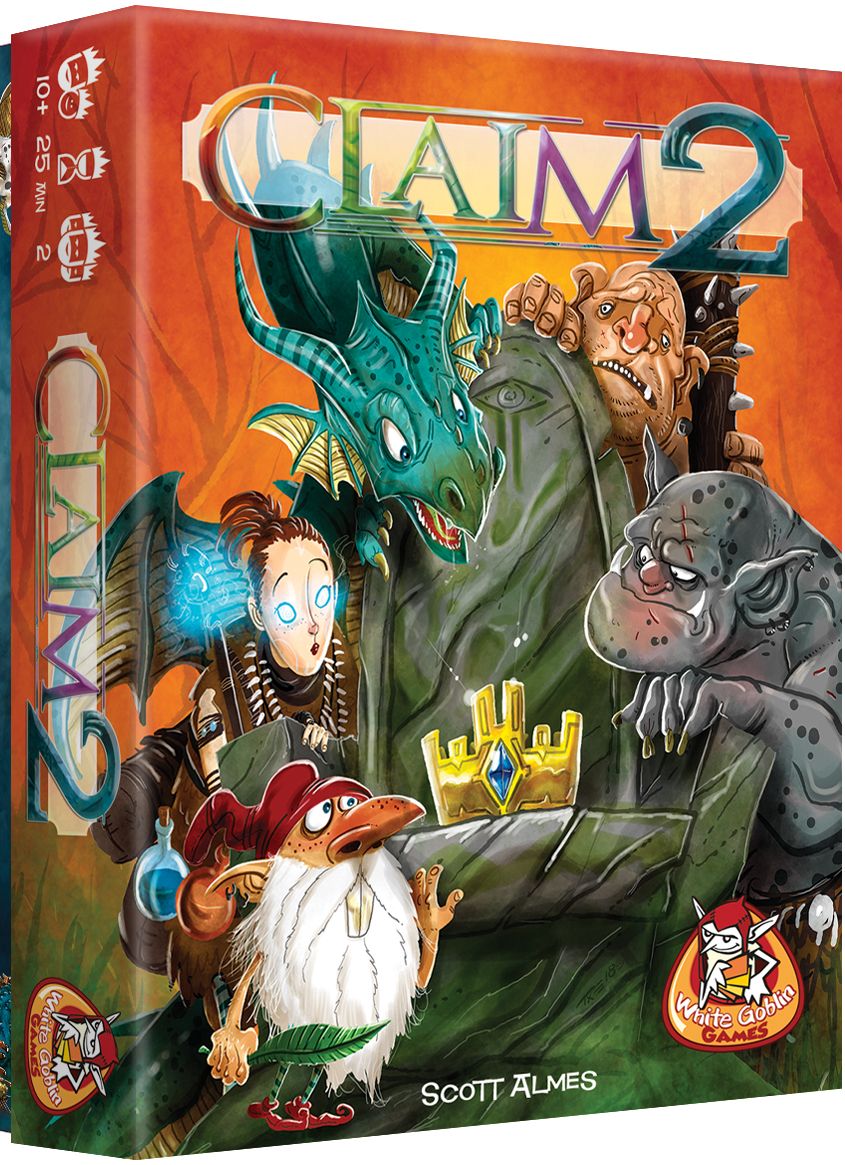 White Goblin Games Claim 2 - Kaartspel - Multicolor - Unisex - Vanaf 10 jaar
