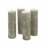 LOBERON Kaars set van 4 Muriel taupe