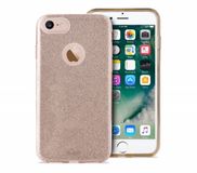 Puro Glitter Shine Cover voor iPhone 7 - Goud