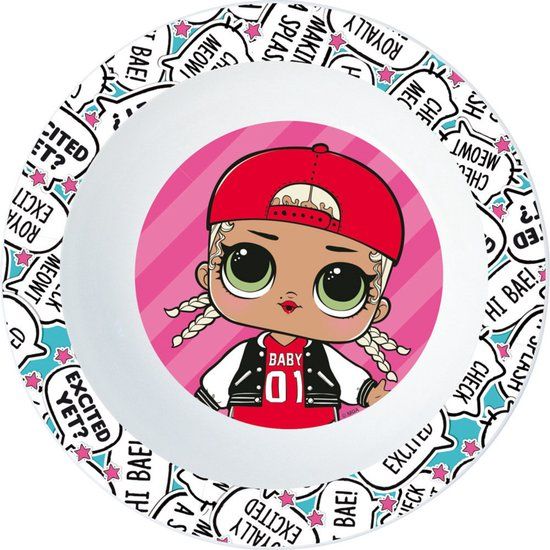 4KidsOnly L.o.l. Surprise! Schaaltje Meisjes 16 X 4 Cm Wit