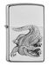 Zippo Croco Mini-Embleem Satijn Chroom Stormaansteker