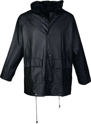 Asatex PU regenjack zwart maat XXL
