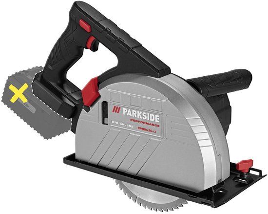 PARKSIDE PERFORMANCE Accu-metaalcirkelzaag 20 V zonder accu en lader