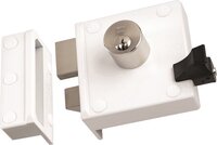 Nemef Oplegslot 4154 SKG** Wit | DIN links | 50mm doornmaat