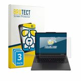BROTECT Screenprotector 3 Stuks voor Lenovo ThinkPad T14s 2-in-1 Gen 2 Beschermglas transparant