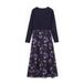 Desigual Gebloemde Wikkeljurk - Donkerblauw