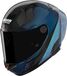 Nolan X-804 RS Ultra Carbon D.O.C. Evo 373, casque intégral, couleur: Carbone/Noir/Bleu/Bleu Clair/Blanc, taille: S