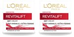 L'Oréal 2 x Revitalift 40+ Crème de jour anti-rides - 50 ml - Pack avantage