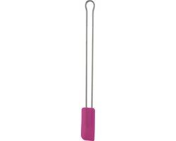 Rösle Spatel Pink Ribbon Slim - 26 cm - RVS - Roze/Zilver