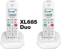 Alcatel XL685 Duo EWE Analoge telefoon Nummerherkenning Zwart