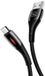 USAMS U-Tone Serie - microUSB Kabel - Snelladen - 1.2m - Zwart