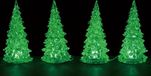 Lemax Crystal Lighted Tree, 3 Color Changeable, Small 4 pc