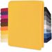 CelinaTex Lucina Topper Hoeslaken Jersey Katoen Stretch - geel 180x200cm - 200x200cm