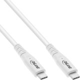 InLine 35902W USB4 Gen 3x2 USB-kabel Wit 2 m