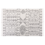 Beliani ALKENT Shaggy Tapijt - Wit - 140 x 200 cm - Wol