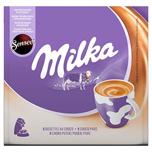 SENSEO Milka Chocolademelk Pads (32 Pads, Full Chocolademelk van Milka voor  Senseo Koffiepadmachines), 4 x 8 Milka Senseo Pads : : Grocery