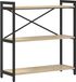vidaXL Boekenplank 80 x 30 x 85 cm Bewerkt hout Sonoma Eik