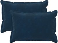 vidaXL Kussensloop - 2 stuks - Blauw - 50 x 75 cm