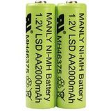Batterij - 2 x AA-type - NiMH - (oplaadbaar) - 2000 mAh - voor SocketScan S700, S730, S740