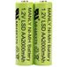 Batterij - 2 x AA-type - NiMH - (oplaadbaar) - 2000 mAh - voor SocketScan S700, S730, S740