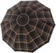 Doppler Manufaktur Zürs Chestnut Würzel Stick Umbrella 98 cm - 117cm Diameter - karo