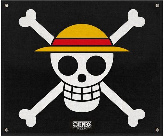 One Piece Abysse Corp S.A.S. One Piece Strawhat Unisex Vlag - meerkleurig - Polyester