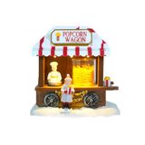 Avilia Pop Corn geanimeerde kerstwinkel met ledlampen