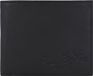 oxmox Leren portemonnee Leather RFID Protect Querscheinbörse Lizard Embossed Black zwart