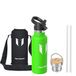 Sparrow Geïsoleerde Waterfles - Drinkfles met Rietje - Thermosfles 2 doppen | 500/750ml/1L, Kind Vacuüm Stalen Waterfles, Lekvrij, Vaatwasserbestendig, Koudhoudend & Warmhoudend, BPA-vrij, TwistTrail