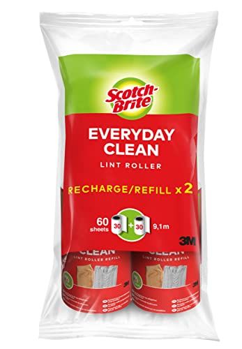 Scotch-Brite Reserverol voor pluisroller, 2-pack, reserverol à 30 vellen