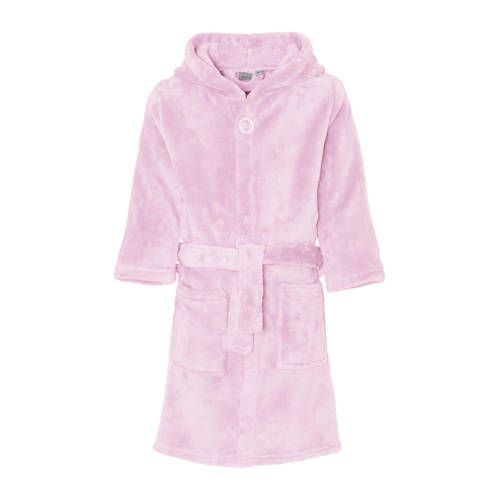 Playshoes Fleece Badjas Lichtroze