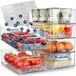Unyqoos® Organisateur de réfrigérateur (6 pièces)