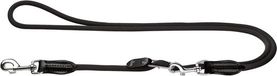 Hunter Variolijn Freestyle Nylon Rond 260x1 cm - Hondenriem - Zwart