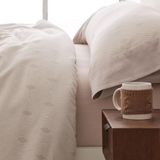 Burrito Blanco Beddengoed van katoenflanel, 180 cm breed bed (+ beschikbare maten), design 571, beige (180 x 190/200 cm)