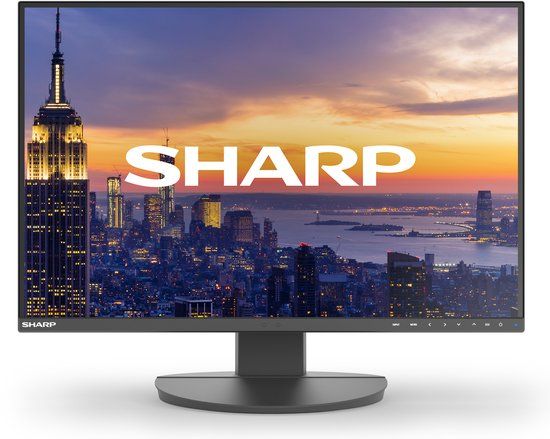 Sharp MultiSync EA242W 61 cm (24") 1920 x 1200 Pixels Full HD LCD Zwart