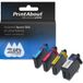 PrintAbout Huismerk 34XL Cartouche d'encre - Lot économique 4 couleurs - Compatible avec Epson WorkForce Pro WF 3720DWF/3725DWF