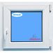 Eco-blu - Fenêtre PVC H600 mm x L600 mm Blanc, Oscillo-battant Tirant Droit Verre Dépoli