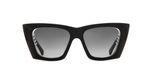 Dita Evercharm Lunettes de soleil unisexe noir papillon gris