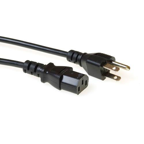 ACT Power Cable USA - C13 - 2.5m - Black