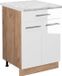 Vicco Fame-Line Keukenonderkast – 60 cm met lade, WB Marmer Wit Hoogglans