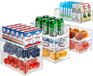 Unyqoos® Set de 9 organisateurs pour réfrigérateur, cuisine, congélateur et bureau avec trois tailles