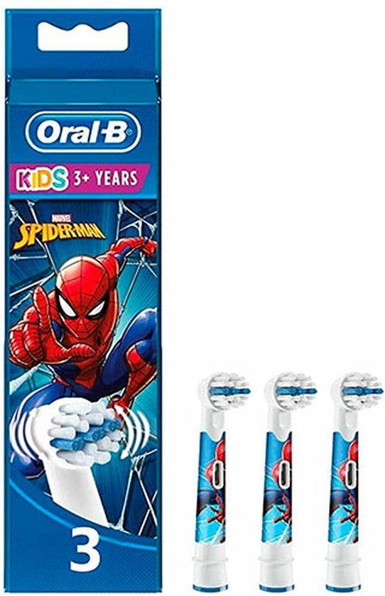 Oral-B Spider-Man Opzetborstels - 3 stuks - Kids