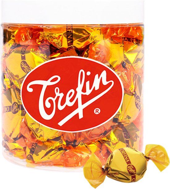 Trefin Orfina Botertoffees - 350g - Nostalgisch Snoep in Herbruikbare Bokaal