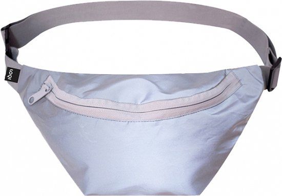 LOQI Bum Bag Reflective - Silver