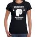Bellatio Decorations Fun shirts Gezocht wc-papier beloning 10000 euro t-shirt zwart voor dames L