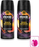 Axe Fine Fragrance Collection Peach Infusion Bodyspray - 150 ml - 2 pièces