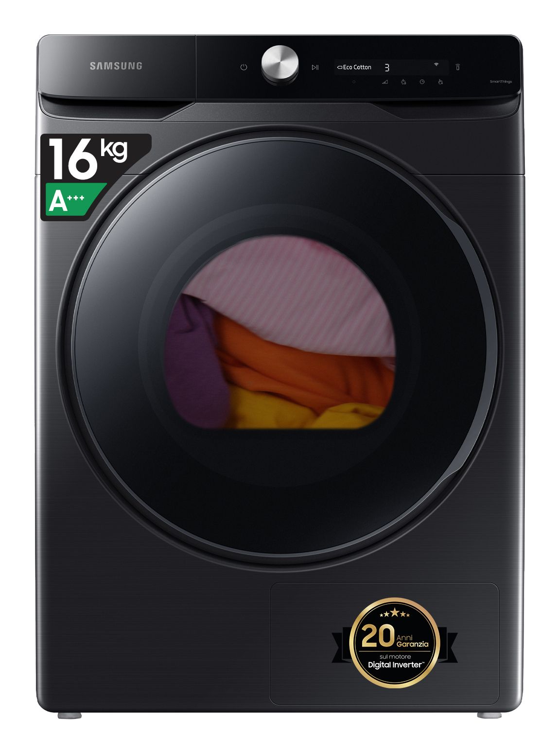 Samsung DV16DG8600BVU3 - 16KG Heat Pump Dryer - Black